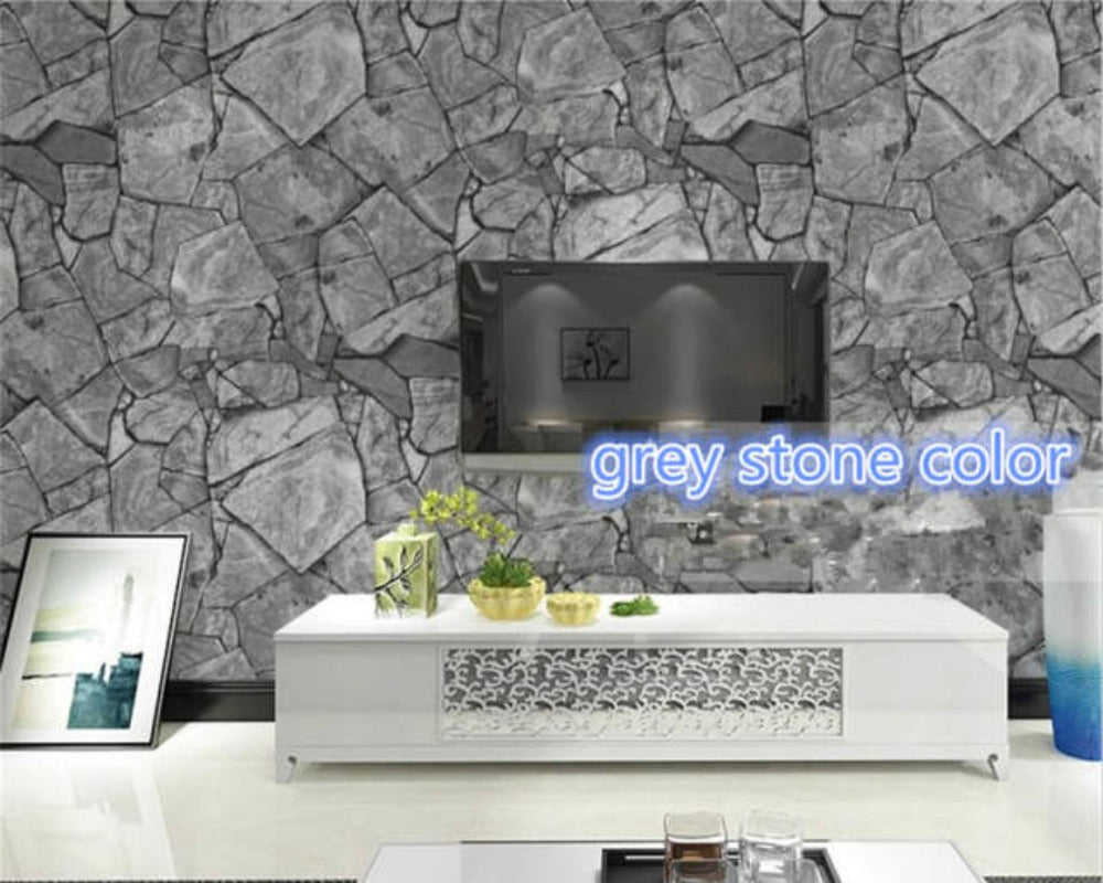 3D Wallpaper Stone Pattern